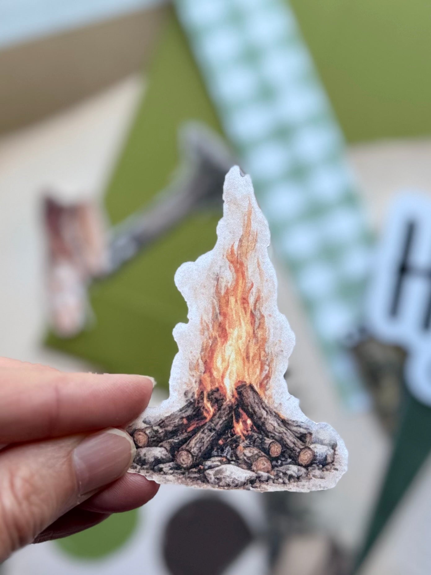 Camp Journal Kit | Camping Travel Journal Ephemera Pack