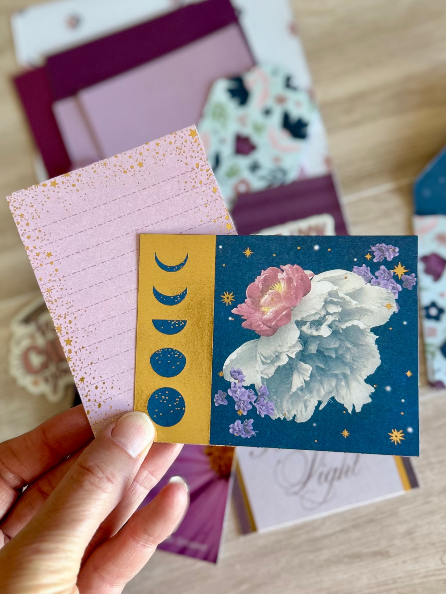 Mini Handmade Folio Ephemera Set | Empowerment Inspiration You are Wildly Capable | Paper Journal Supplies | P54