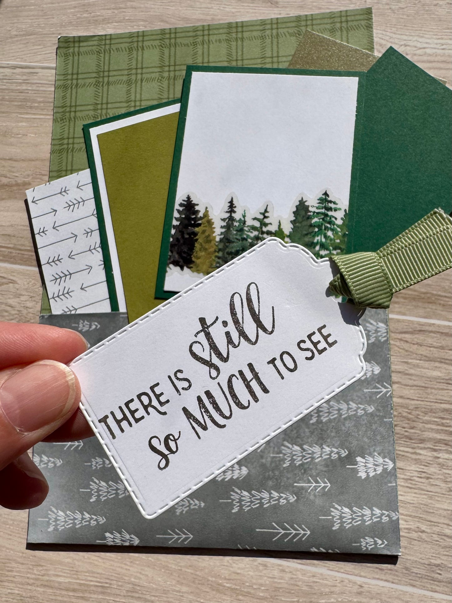 Mini Handmade Folio Ephemera Set | Forest Adventure | Paper Journal Supplies | P50
