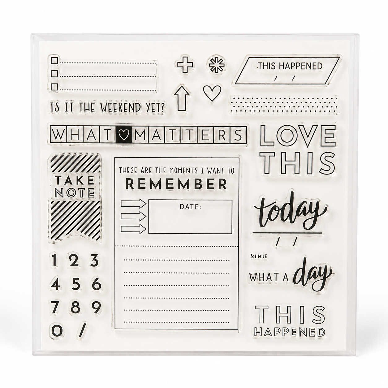 Retired - Daily Journaling Stamp Set Close to my Heart | NEW | S1903