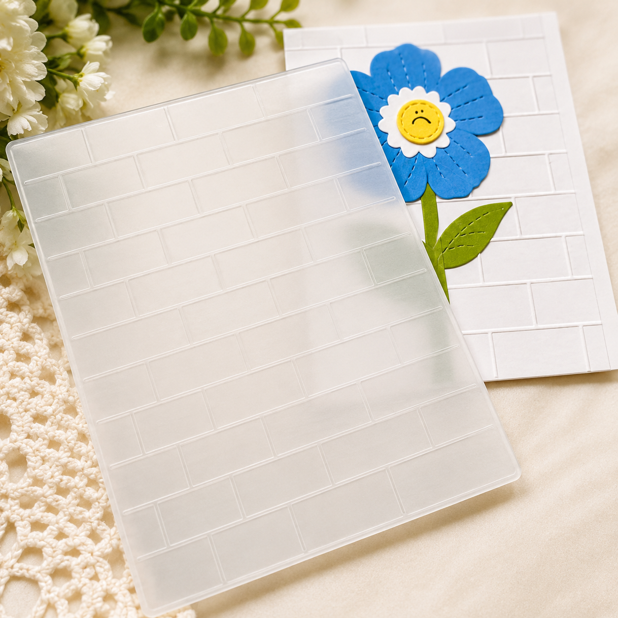 Close To My Heart Z4055 Subway Tile Embossing Folder