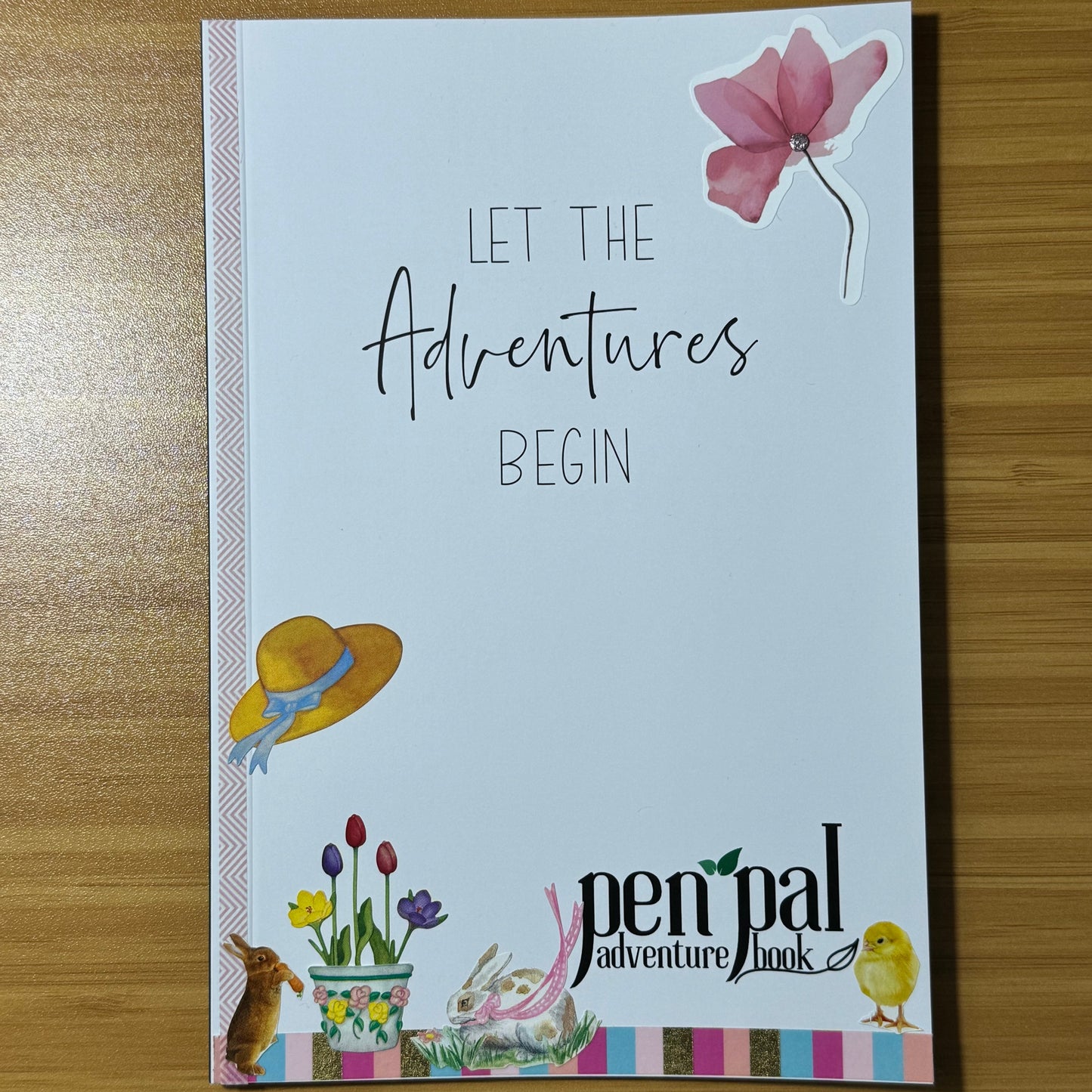 Spring Themed Custom Travel Journal