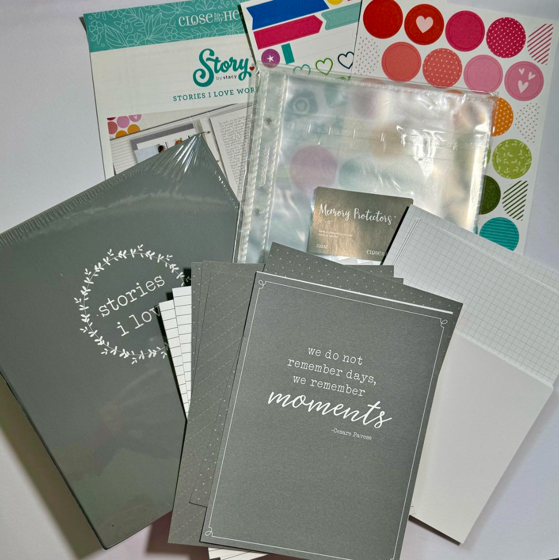 Retired CTMH Scrapbook Kit - Z4256 Story by Stacy Scrapbook Workshop Kit | NEW