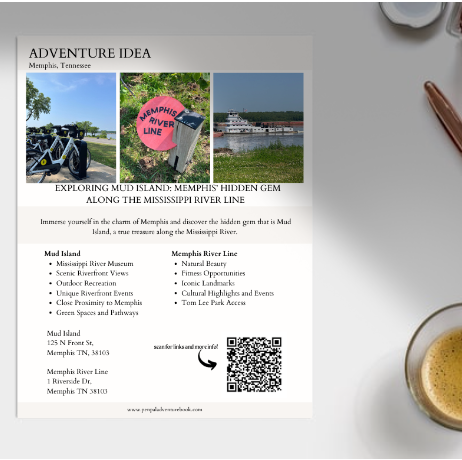 Daytrip-TENNESSEE-Memphis-Mud Island Mississippi River Walk-Airbnb-VRBO-Digital Download