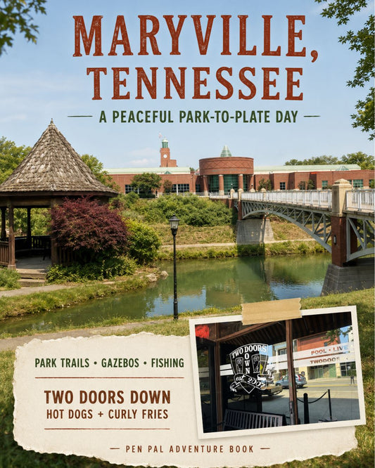 A Perfect Day in Maryville, TN: Bicentennial Park Adventure and Two Doors Down Delights