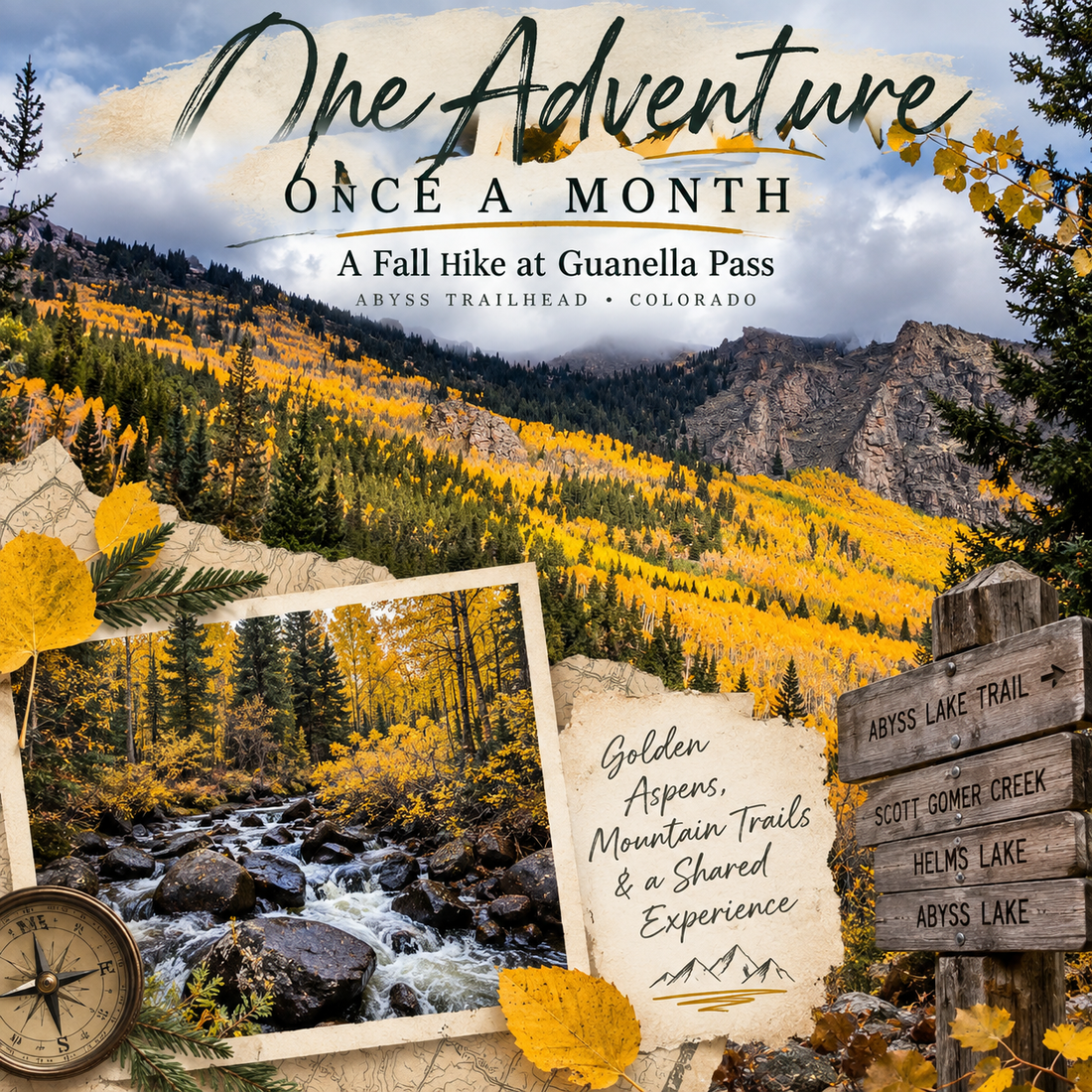 A Colorado Hike with Golden Aspens, Mountain Trails & a Shared Experience