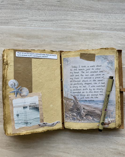 Easy 52 Week Journaling Challenge with Nature Inspired Prompts and a Journal Kit!