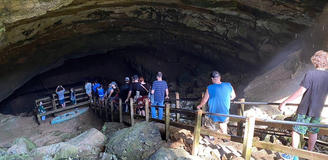 Walk the World's Longest Underground Suspension Bridge at Hidden River Cave in Kentucky