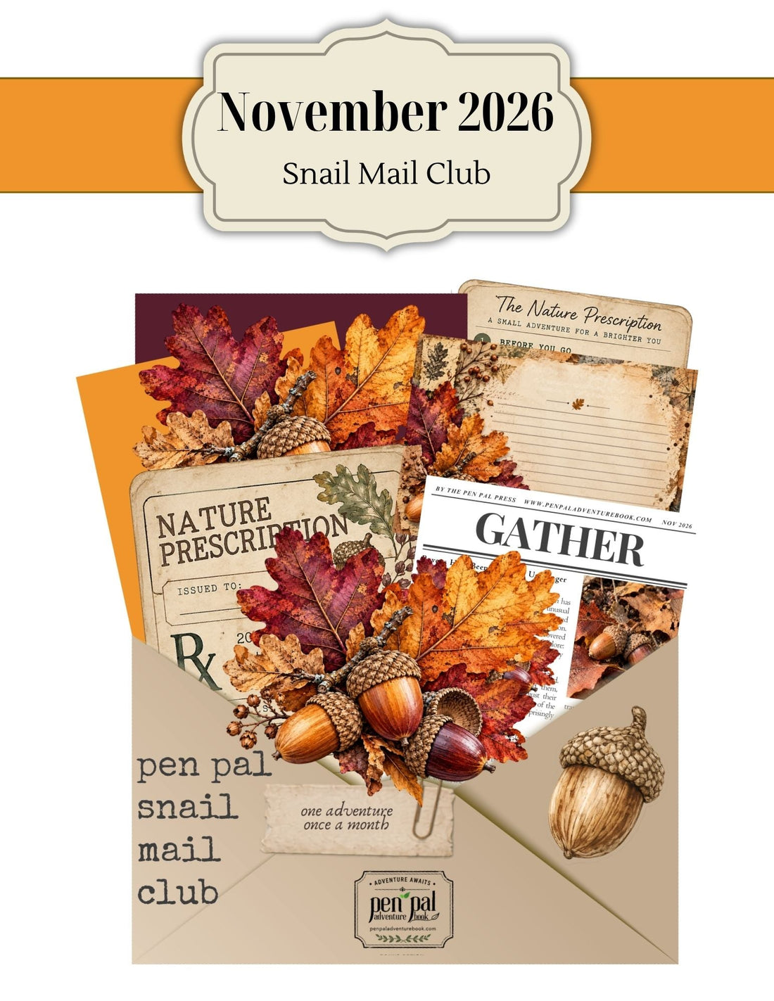 November 2026 Pen Pal Snail Mail: A First Look at this month's Theme