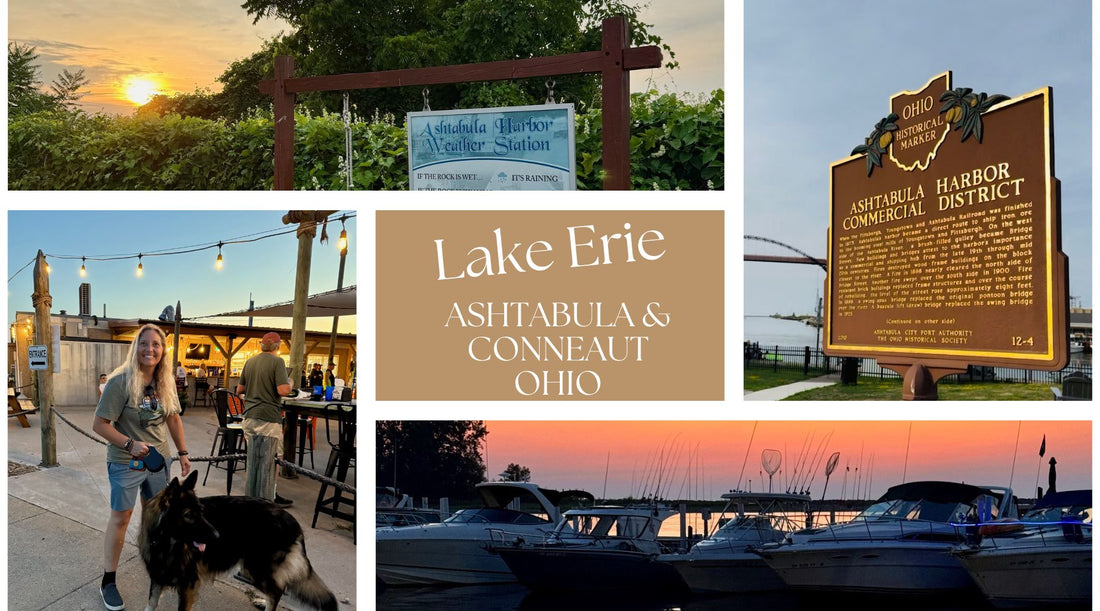 Conneaut Sunset and Ashtabula Harbor