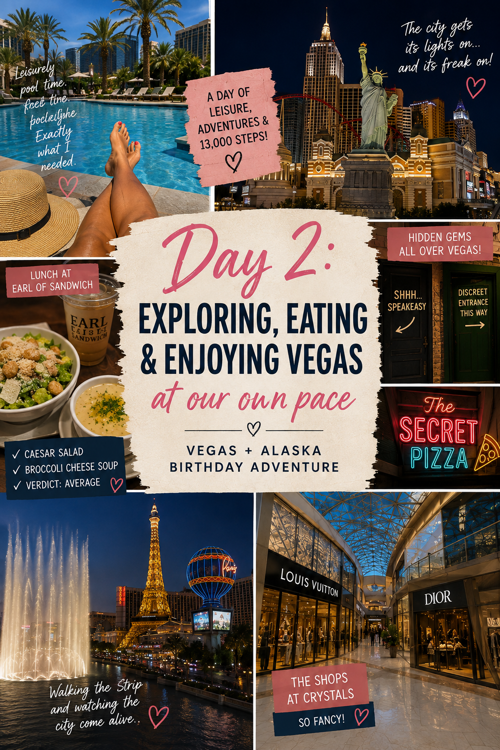 We Did Absolutely Nothing… and Somehow Walked 13,000 Steps: Birthday Trip Day 2 in Las Vegas