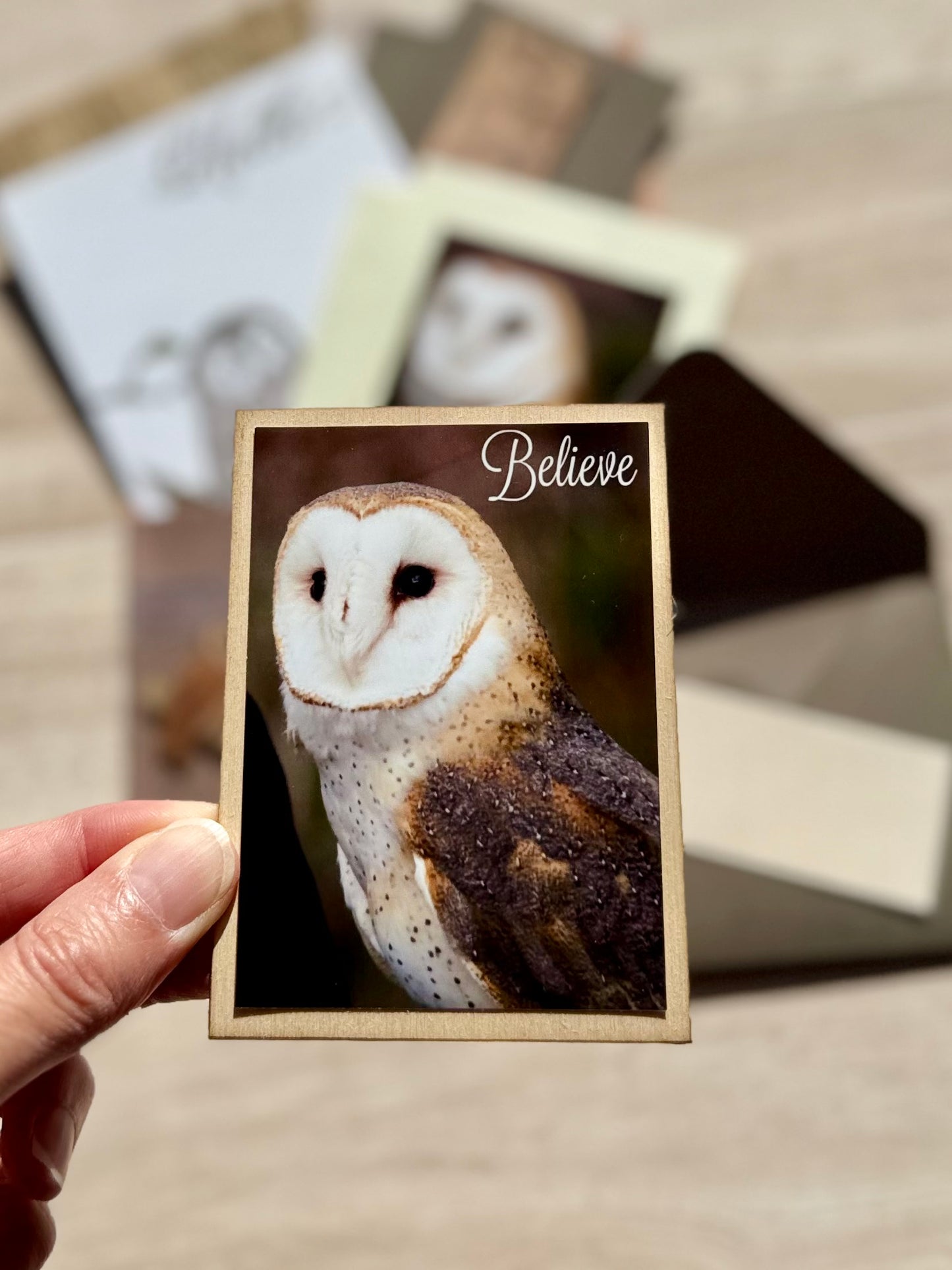 Mini Handmade Folio Ephemera Set | Owl Lovers Journal Ephemera| Paper Journal Supplies | P56