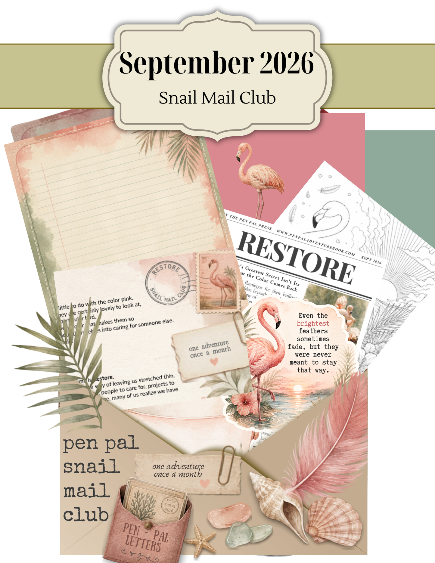 OFFICIAL Pen Pal Snail Mail Club | Journal Supplies, Stickers, Stories & Adventure Challenges