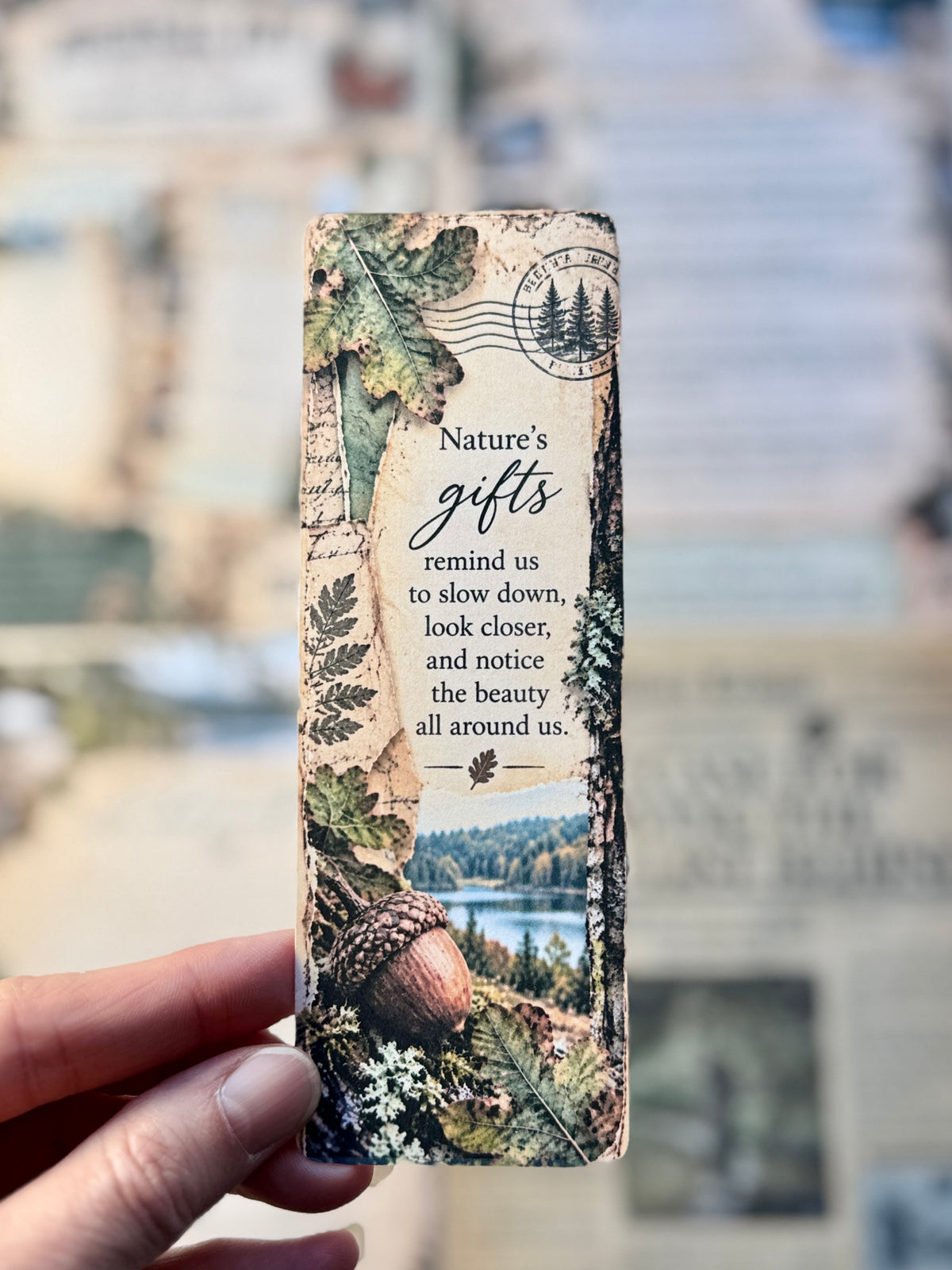 Nature Reflections Journal Kit | Mindful Nature Scavenger Hunt & Outdoor Journaling