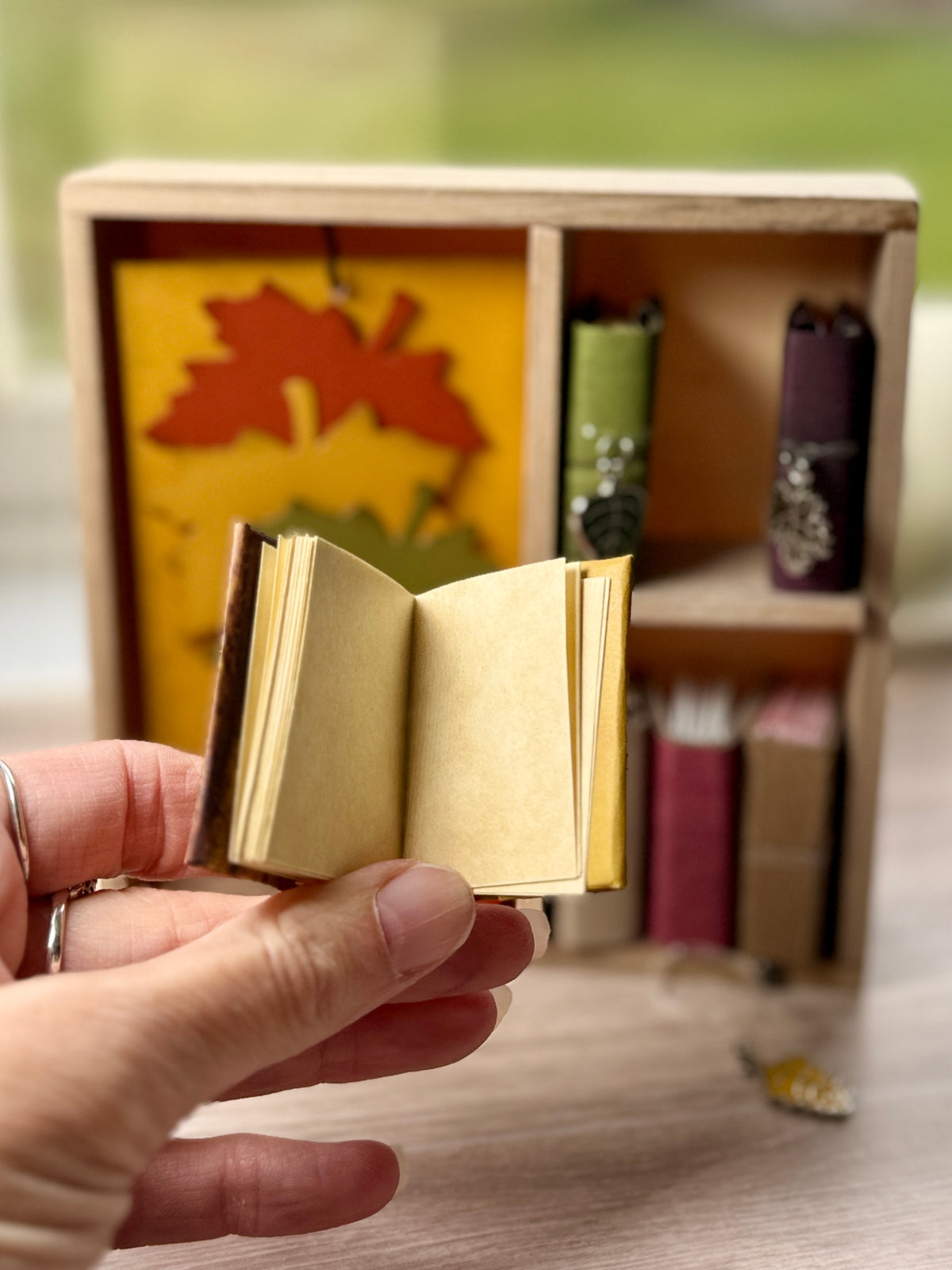 DIY Miniature Autumn Journal Nook Kit | Fall Craft & Handmade Mini Book | Limited Edition