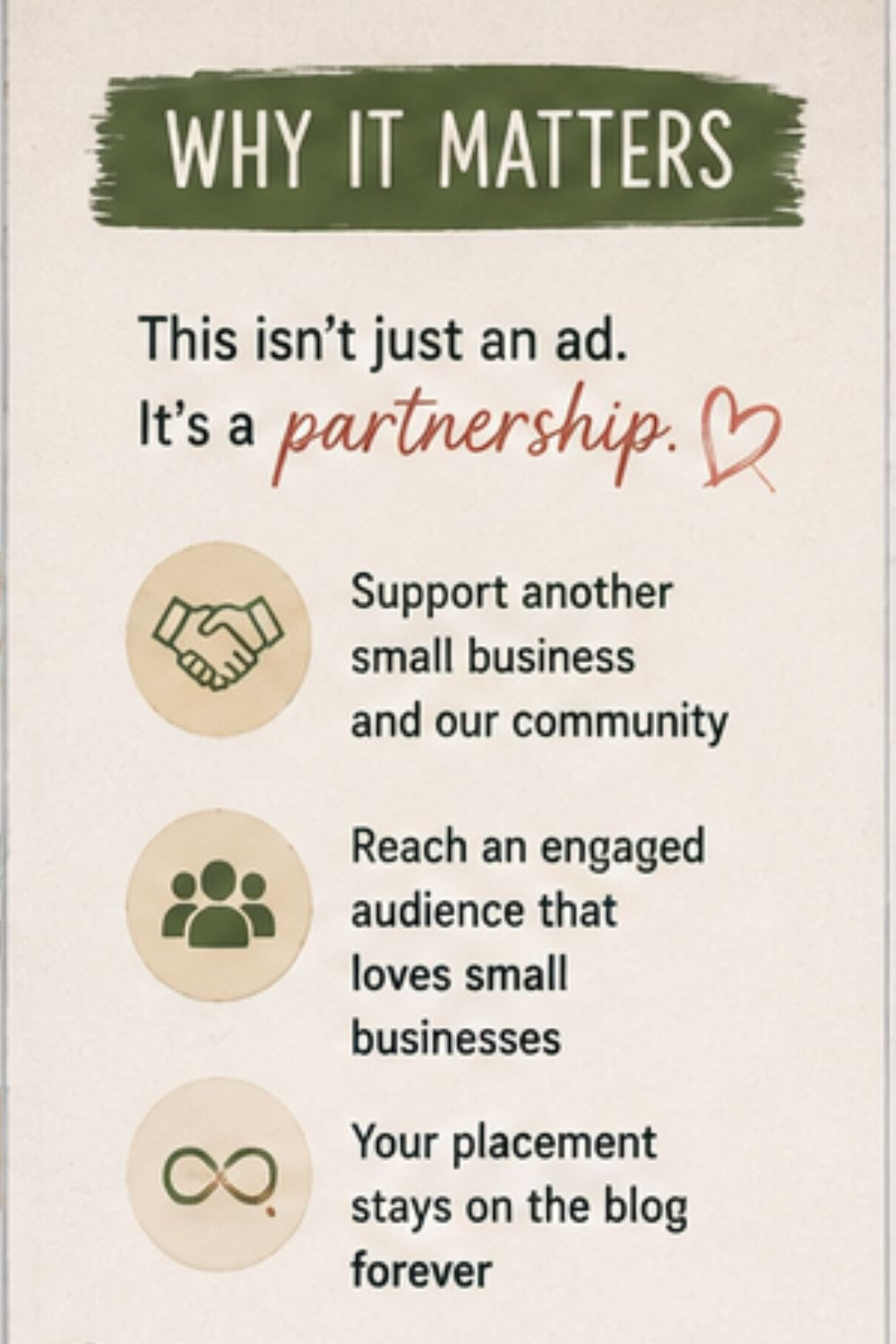 Brand Partner: Become a Featured Sponsor on an Evergreen Blog Post