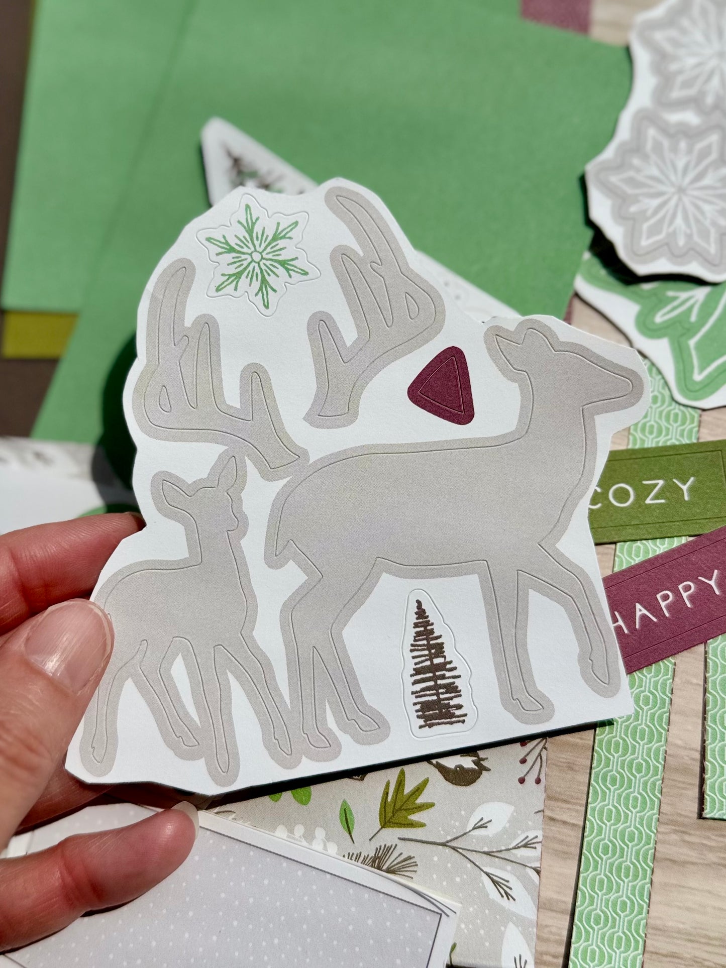 Mini Handmade Folio Ephemera Set | Together in Winter Set| Paper Journal Supplies | P62