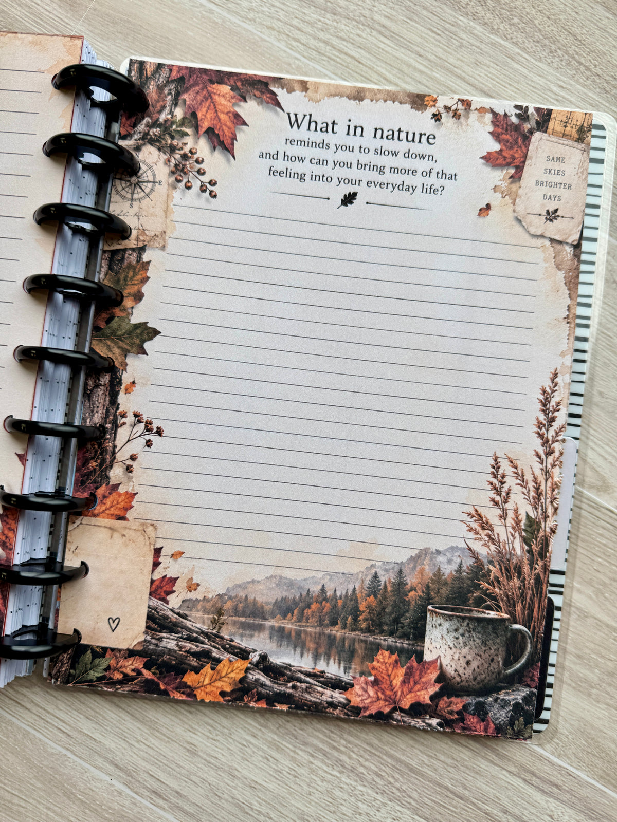 Fall Adventure Weekly Planner Printable | Weekly Planner + Journal Prompt & Memory Keeping Pages