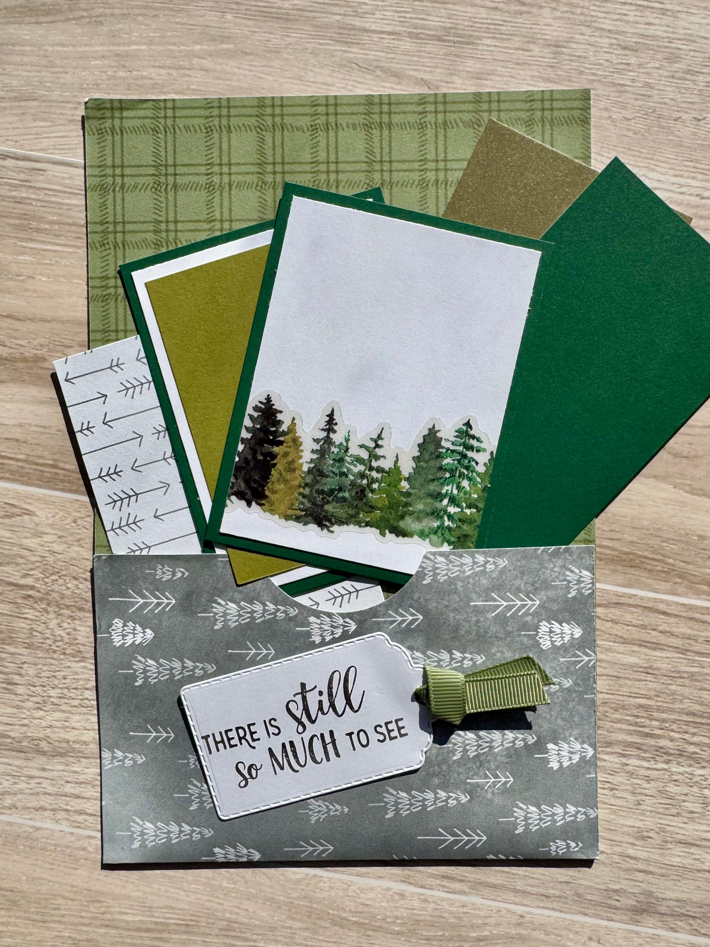 Mini Handmade Folio Ephemera Set | Forest Adventure | Paper Journal Supplies | P50