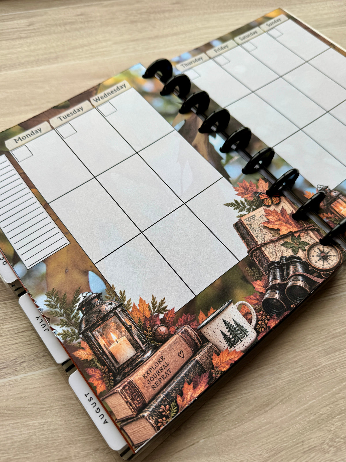 Fall Adventure Weekly Planner Printable | Weekly Planner + Journal Prompt & Memory Keeping Pages