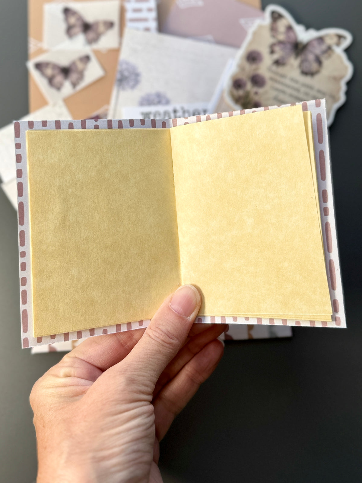 Handmade Folio Ephemera Set | Weathered Snail Mail Kit Extras | Journal Supplies | P73