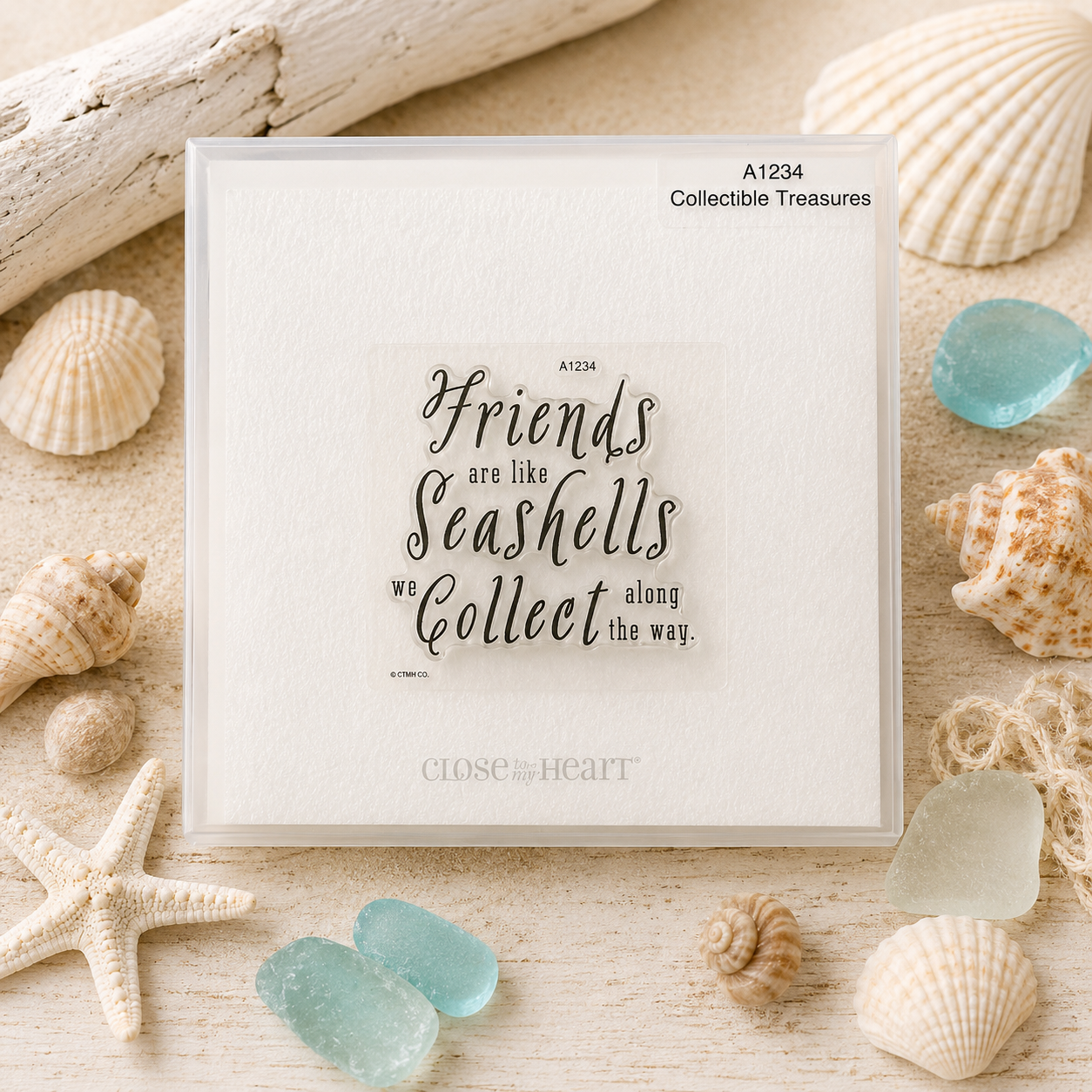 Retired CTMH Stamp Set | A1234 Collectible Treasures Close to my Heart Stamp Set | NEW