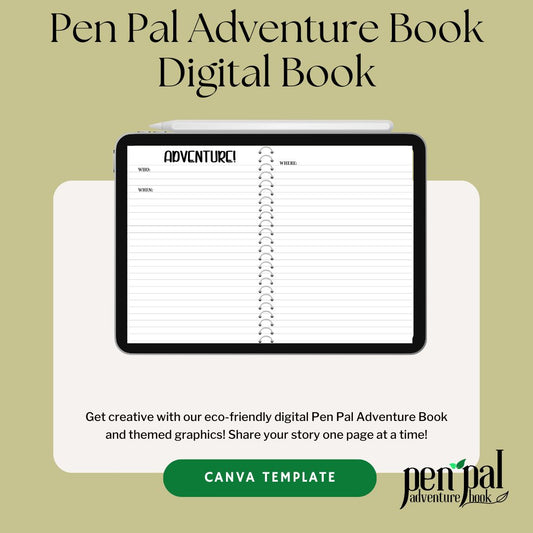 Digital Pen Pal Adventure Book - Adventure Journaling