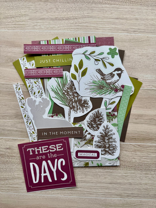 Handmade Folio Ephemera Set | These are the Days | Paper Journal Supplies | P68