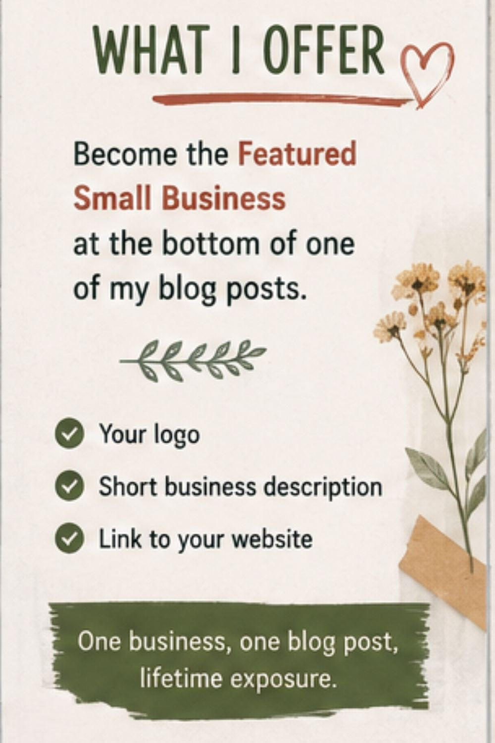 Brand Partner: Become a Featured Sponsor on an Evergreen Blog Post