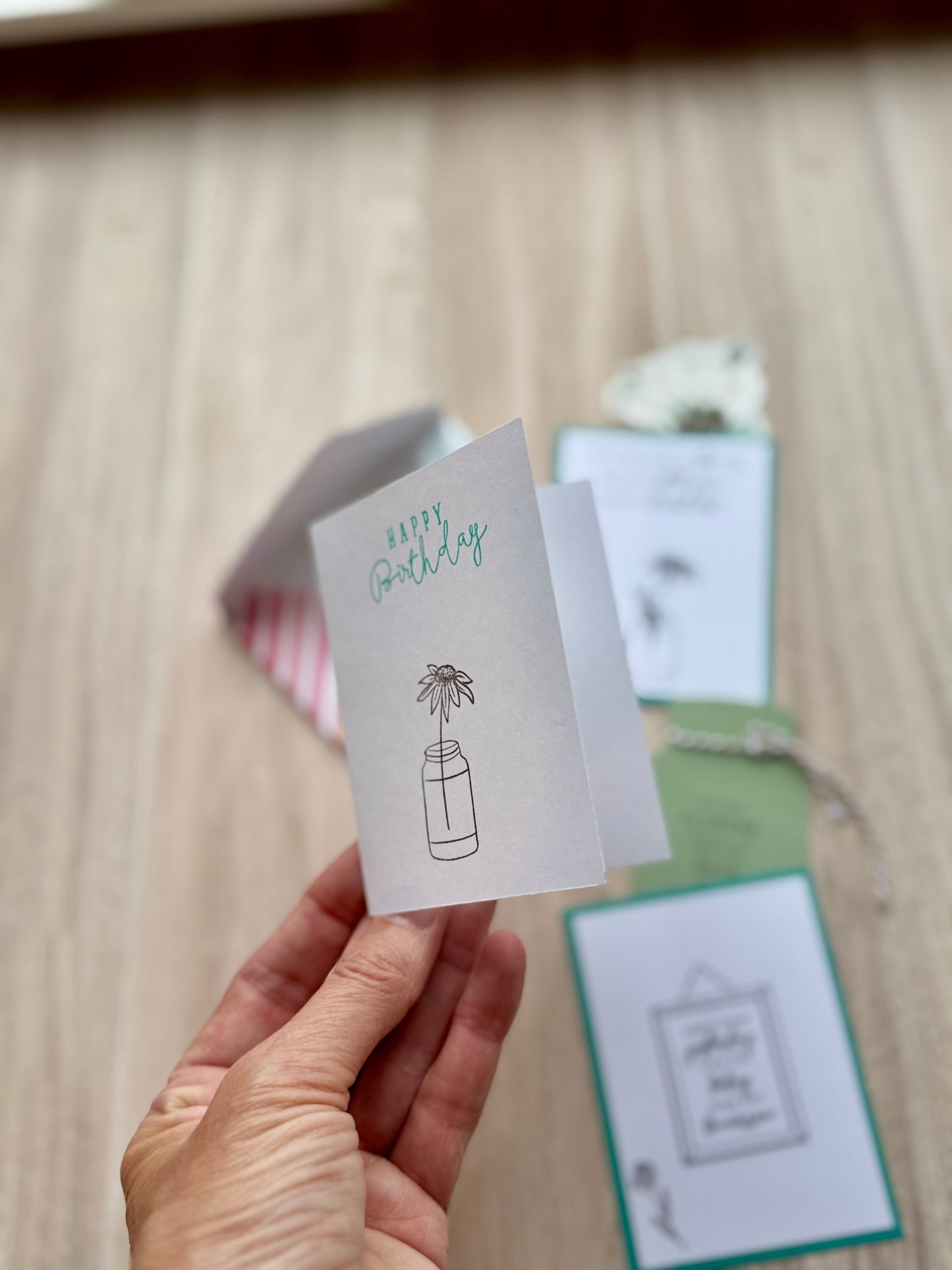 Mini Handmade Folio Ephemera Set | Empowerment for HER | Paper Journal Supplies | P45