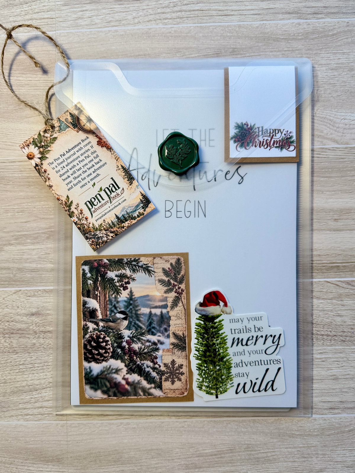 WHOLESALE-Pen Pal Adventure Book HAPPY CHRISTMAS - Set of 5 Kits