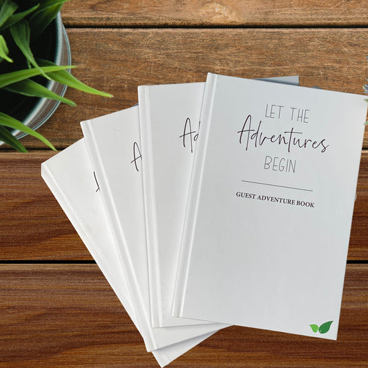 Pen Pal GUEST Adventure Book - Hardcover - For Guest Houses & Hotels - Airbnb - VRBO - Bed & Breakfasts