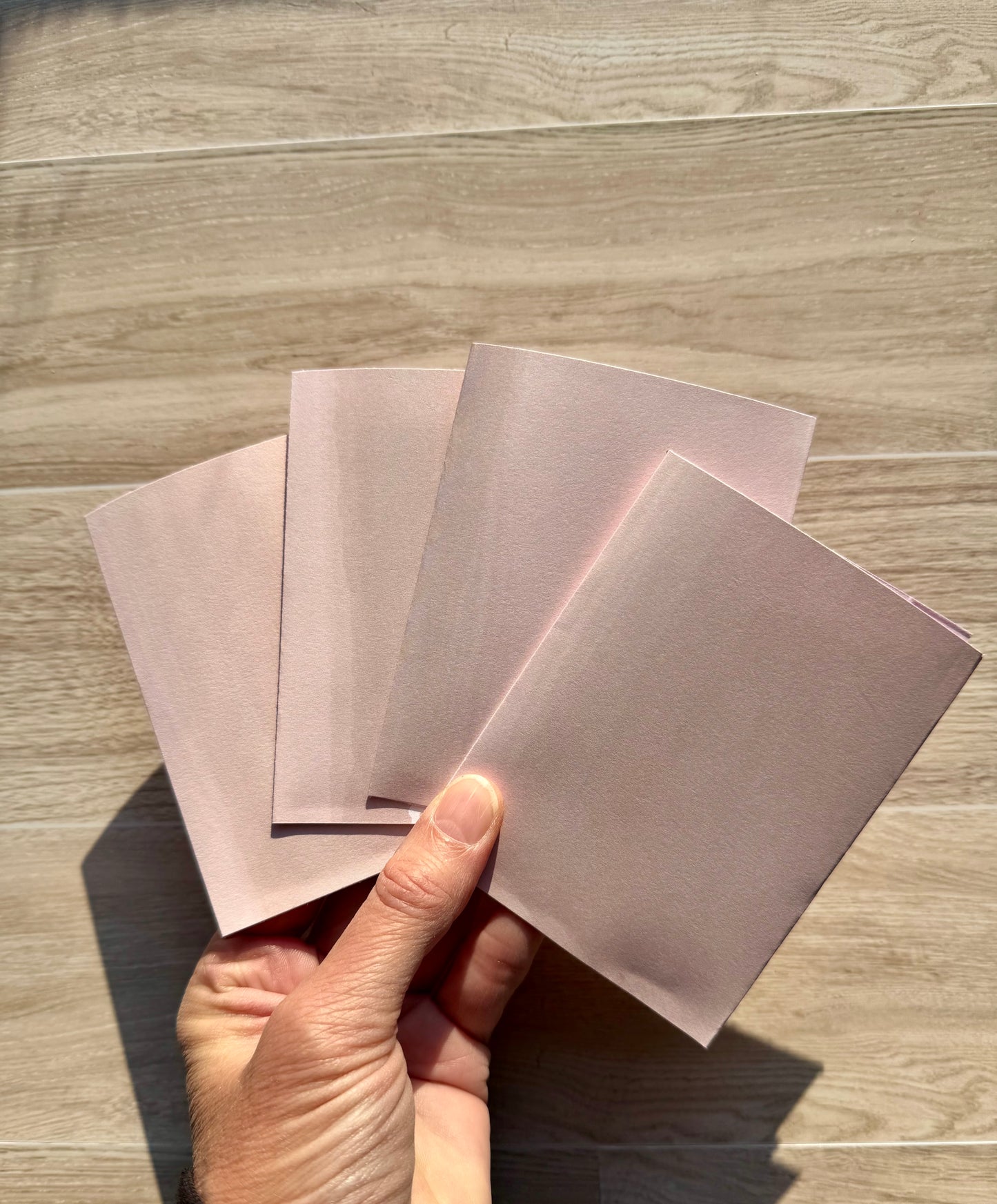 Mini Handmade Folio Sticker Embellishment Set | Opossum | Blush Pink | Paper Journal Supplies | P31