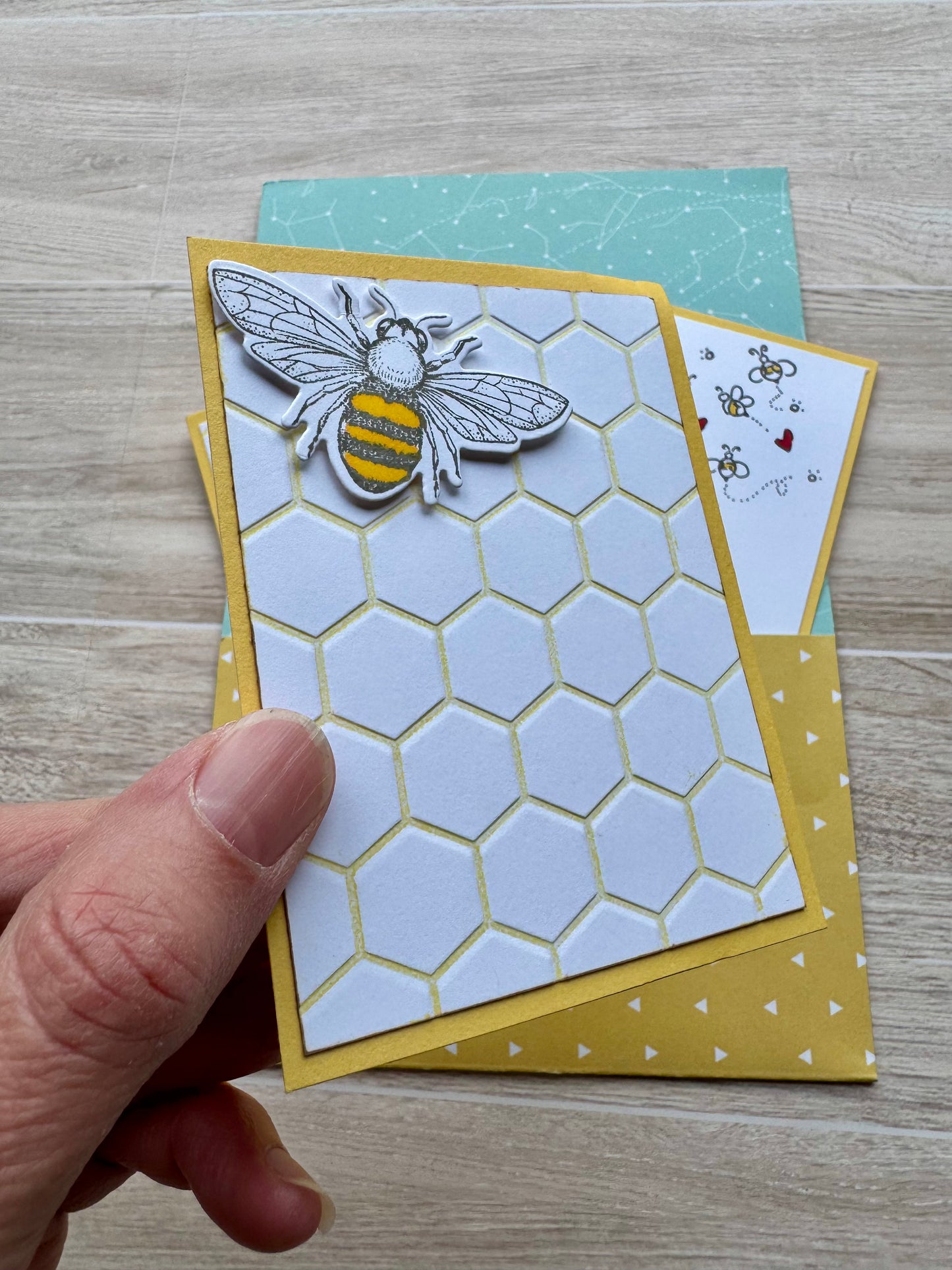 Handmade Folio Journal Embellishment Set | Bee Themed| Yellow | Paper Journal Supplies | P33