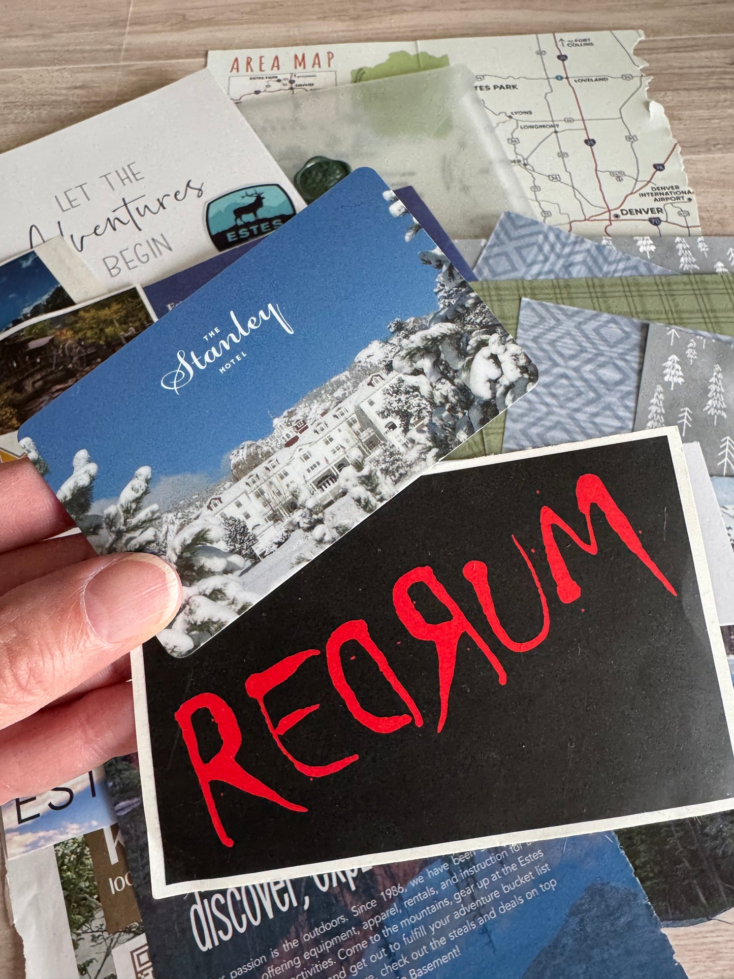 Junk Journal Kit | Authentic Estes Park Colorado Vacation Ephemera & Stickers | P40