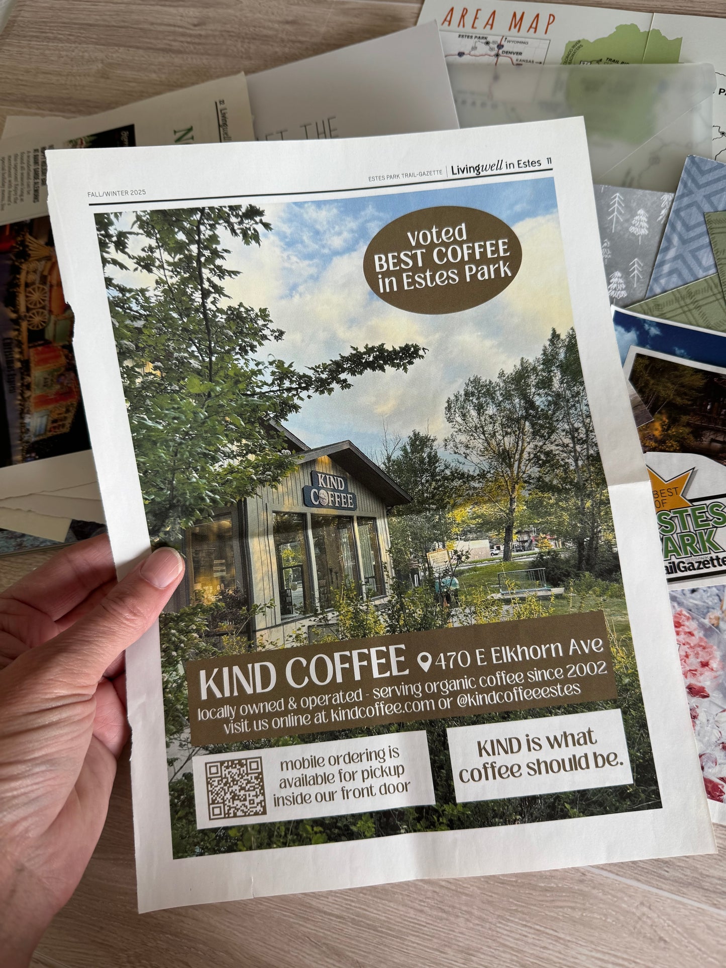 Junk Journal Kit | Authentic Estes Park Colorado Vacation Ephemera & Stickers | P40