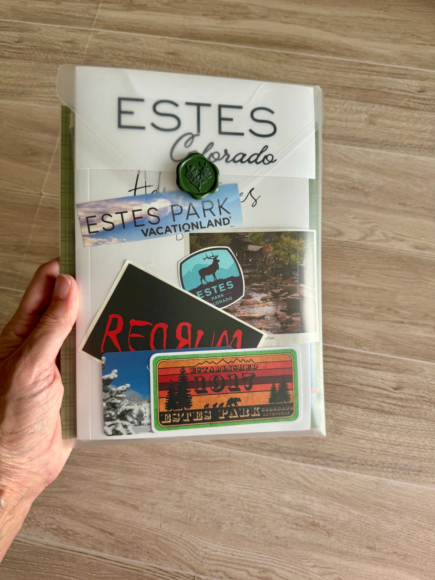 Junk Journal Kit | Authentic Estes Park Colorado Vacation Ephemera & Stickers | P40