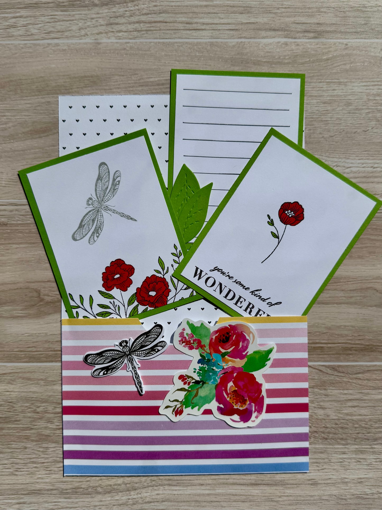 Handmade Folio & Journal Embellishment Set | Some Kind of Wonderful | Paper Journal Supplies | P44