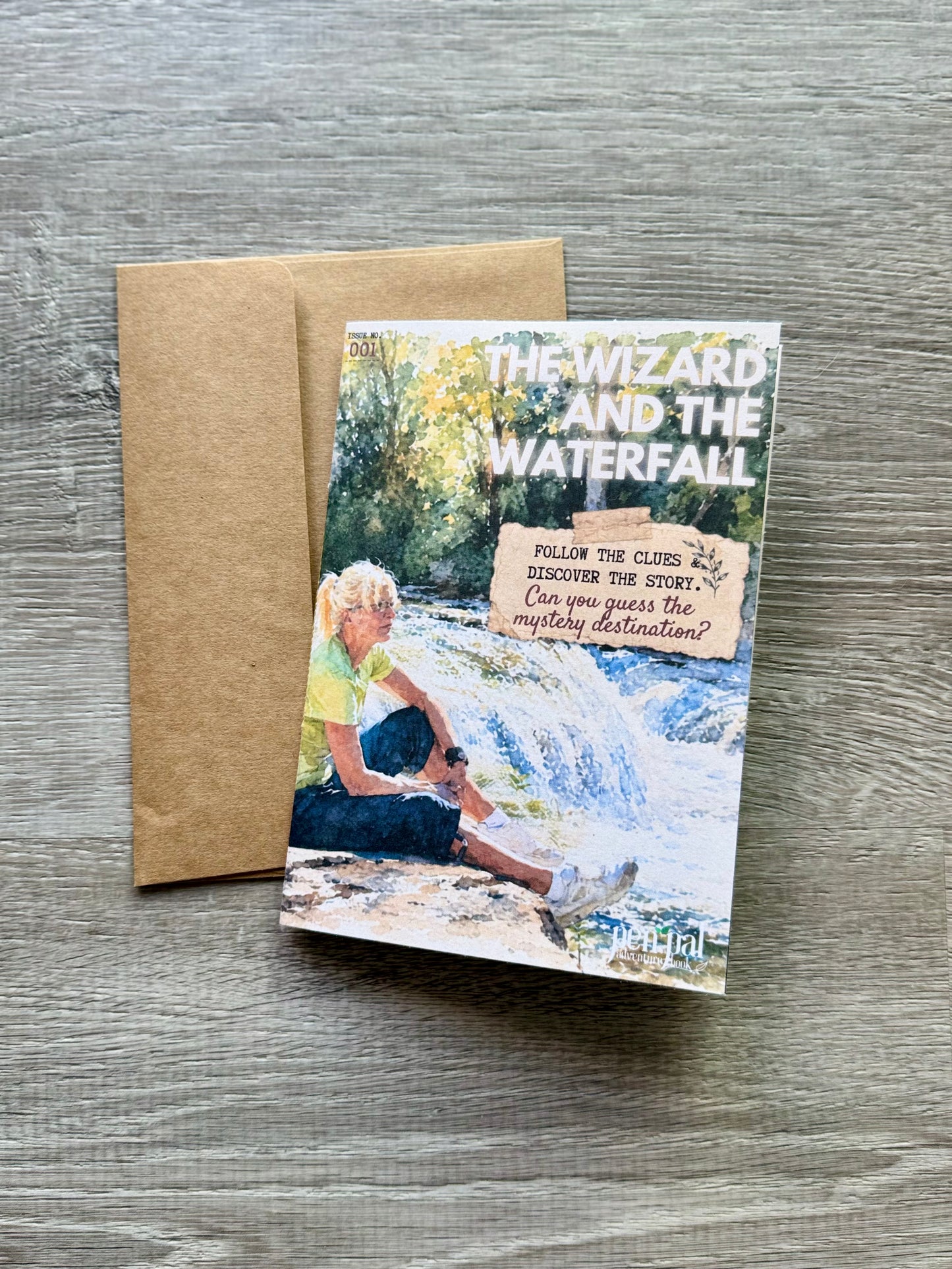 ZINE - The Wizard and the Waterfall - Issue 001 - Mystery Destination Zine