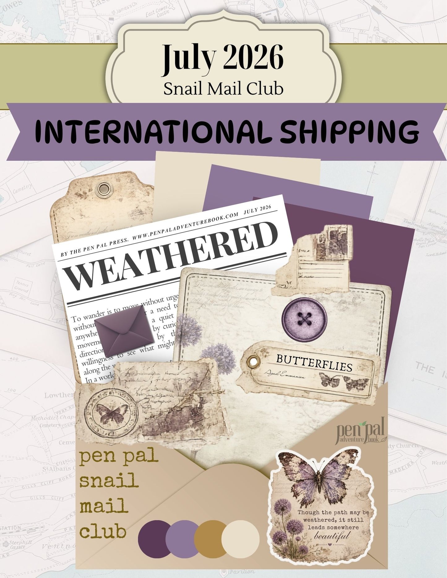 Snail Mail Club | INTERNATIONAL SHIPPING