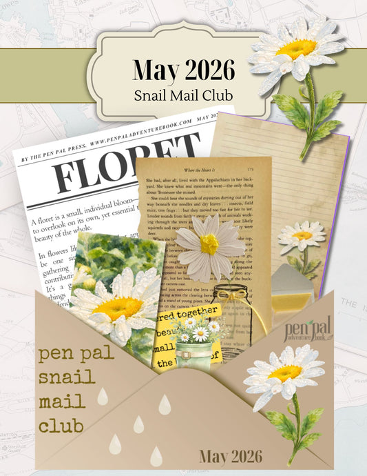 Snail Mail Club | ARCHIVE May 2026 - Full Kit with Pen Pal Book