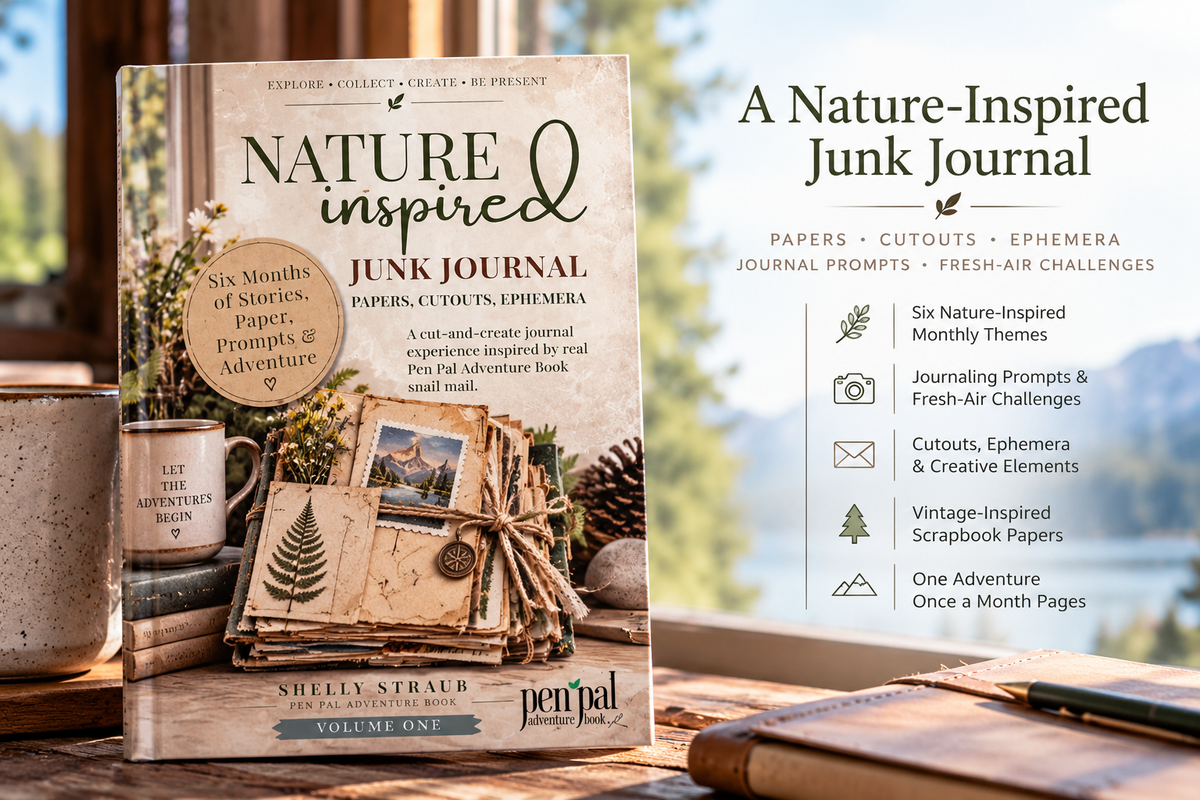 Nature Inspired Junk Journal Paper, Cutouts, Ephemera: Volume 1