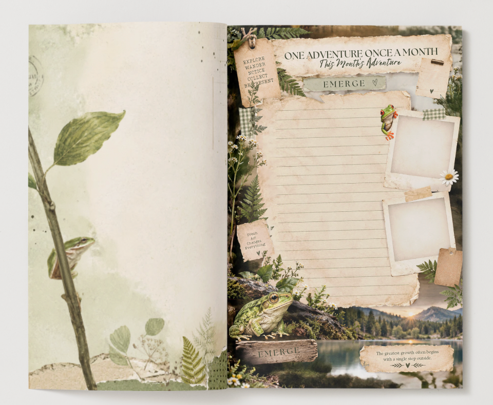 Nature Inspired Junk Journal Paper, Cutouts, Ephemera: Volume 1