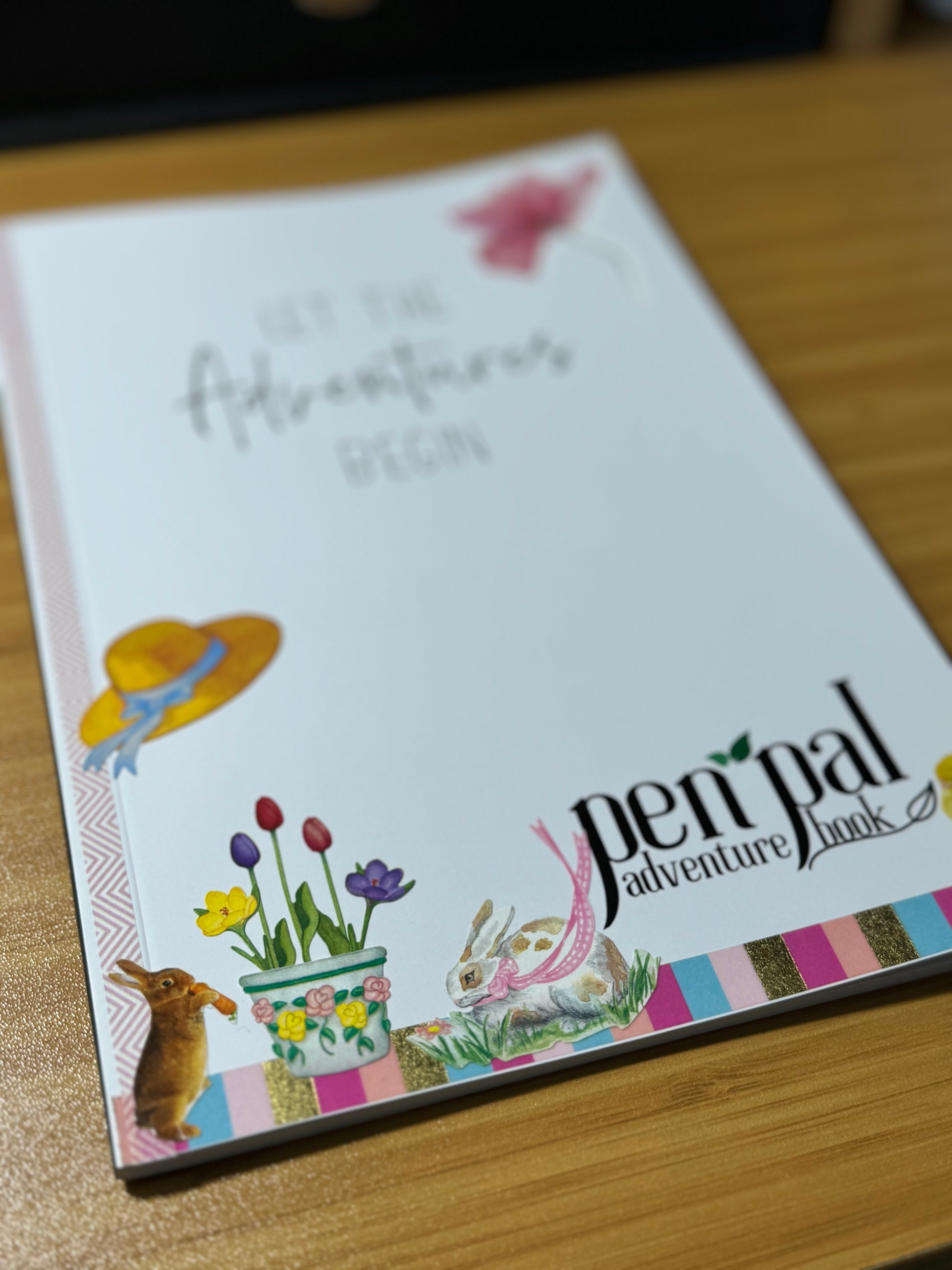 Pen Pal Journal Spring Cover Custom