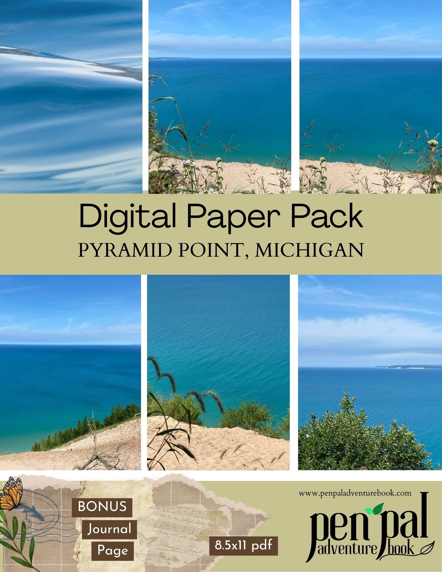 Pyramid Point Digital Paper Pack