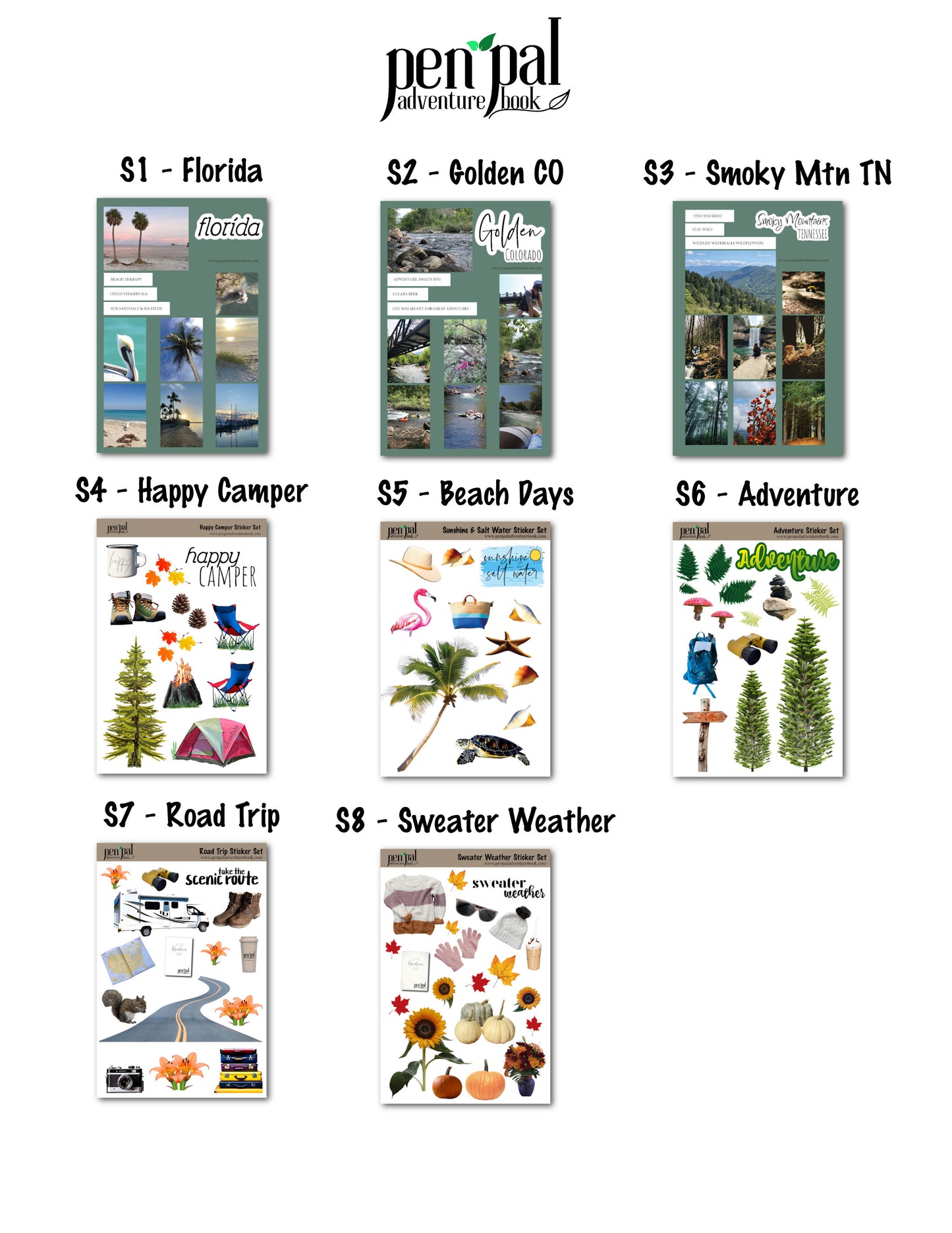 WHOLESALE-Pen Pal Adventure Book with CUSTOM LOGO Sticker - Set of 25 Kits
