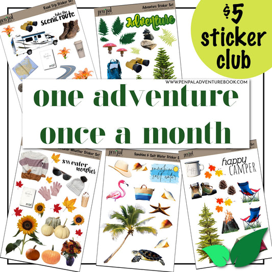 $5 Monthly Sticker Club - Sticker Subscription
