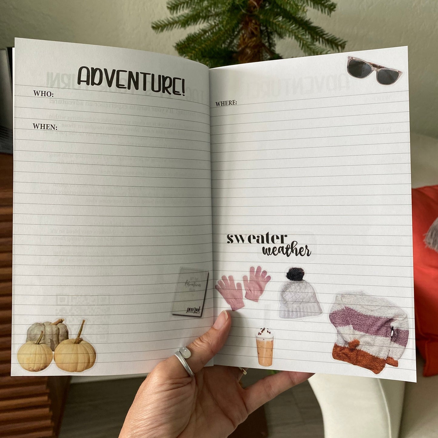 WHOLESALE-Pen Pal Adventure Book with SWEATER WEATHER Stickers - Set of 5 Kits