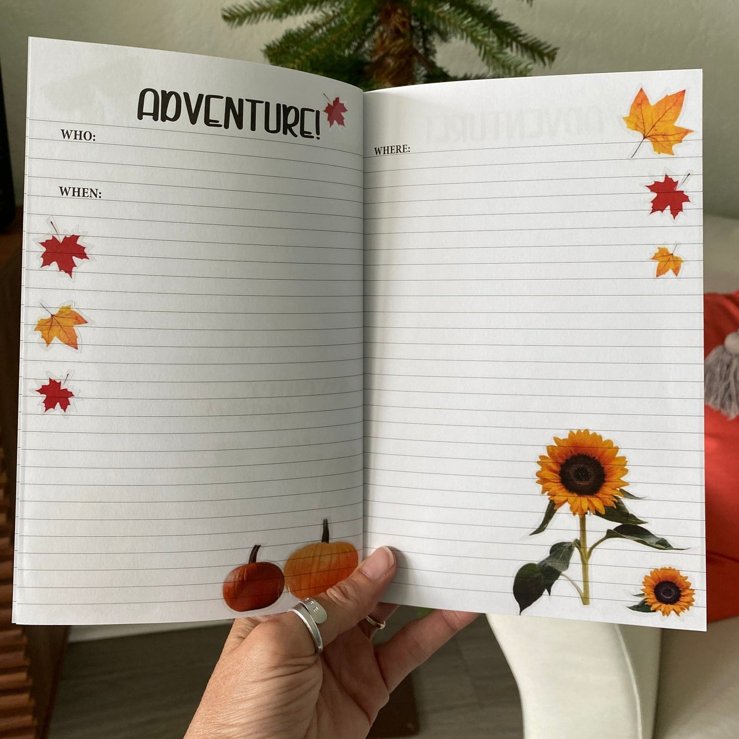 Pen Pal Adventure Book with Sticker Set - SWEATER WEATHER - AUTUMN - FALL STICKERS
