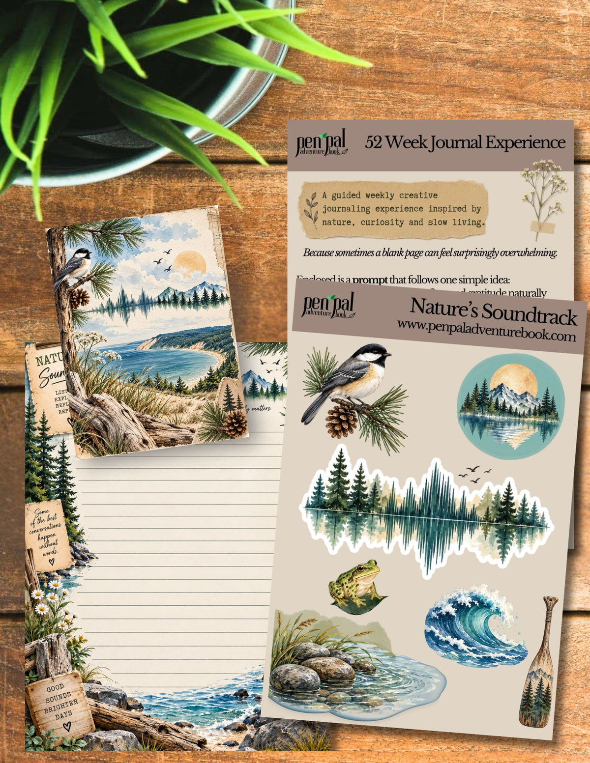Week 7 of the 52 Week Journal Experience  | Gratitude Journaling | Nature's Soundtrack